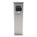 Shurity Kora Colonnina meccanica 3 vie con pulsanti Inox/Nera - immagine 2