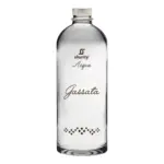 Bottiglia Shurity Puffy 75cl. Personalizzata Trasparente Acqua Gassata con Tappo Argento