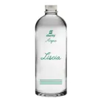 Bottiglia Shurity Puffy 75cl. Personalizzata Trasparente Acqua Liscia con Tappo Argento