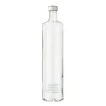 Pack 10pz. - Bottiglia Classic 75cl. Personalizzata Trasparente Acqua Liscia con Tappo Argento  (NO LOGO SHURITY) - immagine 2