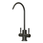 Shurity 210 Rubinetto di prelievo 2 vie per depuratori Acciaio Inox 1/4” Nickel Spazzolato
