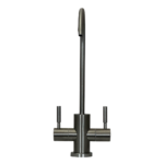 Shurity 210 Rubinetto di prelievo 2 vie per depuratori Acciaio Inox 1/4” Nickel Spazzolato - immagine 2