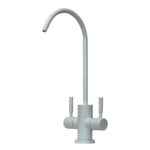 Puritek 210 Rubinetto di prelievo 2 vie per depuratori Acciaio Inox 1/4” Bianco