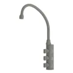 Shurity Firenze Rubinetto di prelievo per depuratori 3 Vie 6mm. Grigio Tortora