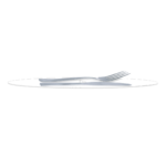 Kit 6pz. Shurity Poggiaposate Circle Bianco - immagine 2