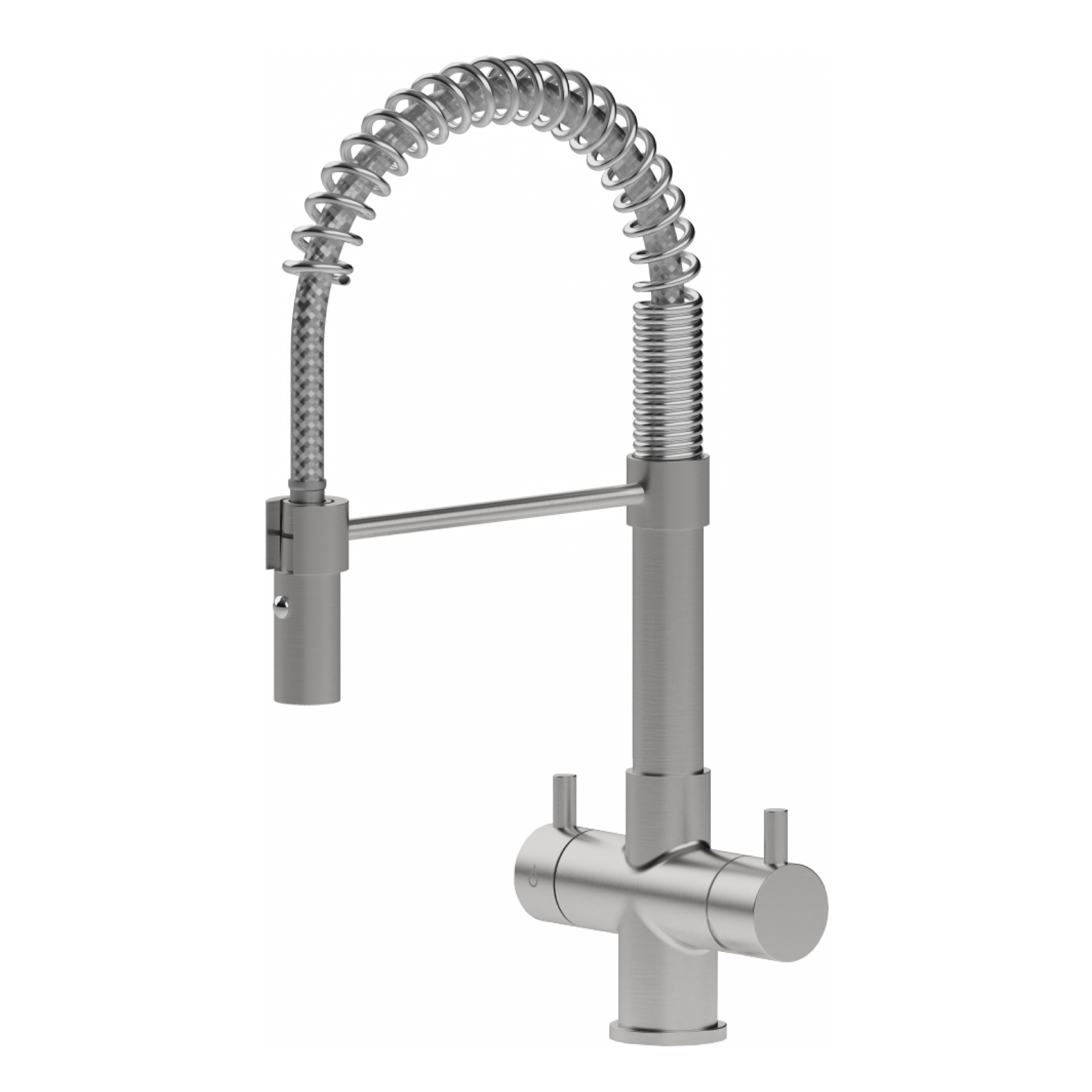 MILANO_NICKEL Shurity Milano Rubinetto da cucina a molla 3 vie Nickel Spazzolato - immagine 1