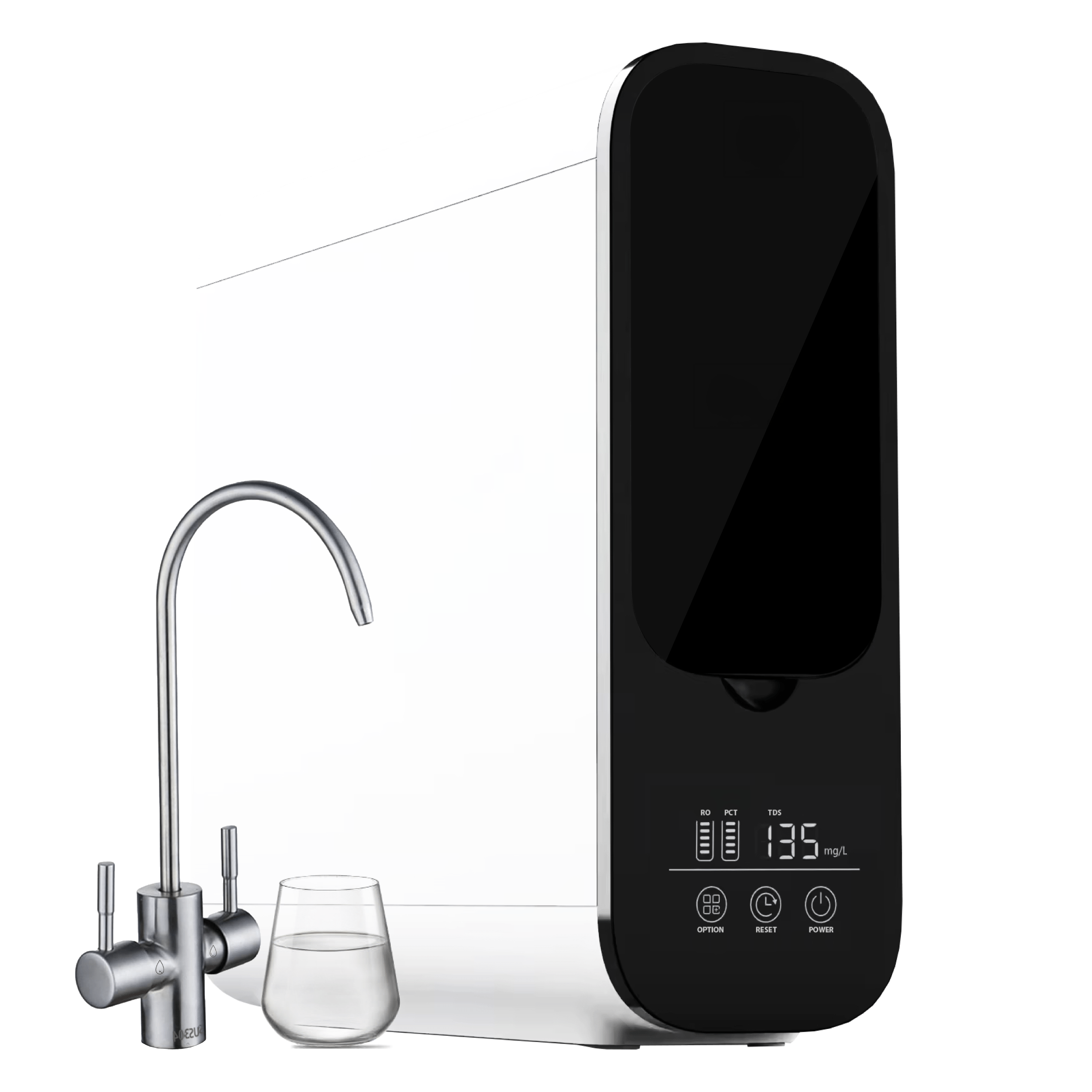 double copia Puritek Osmo Doppia Filtrazione Depuratore Acqua Osmosi inversa 600 GPD + microfiltrazione 2 Vie - Acqua Liscia - immagine 1