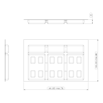 Pack Completo - Shurity Dif Dresser N.3 Pattumiere raccolta differenziata 12Lt. h.216mm con base cassettone 900mm. - immagine 4