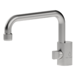 Puritek Napoli Rubinetto di prelievo Sottofinestra per depuratori 1 Via 6mm. Nickel Spazzolato