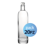 Pack 20pz. - Bottiglia Slowly 75cl. con tappo Argento