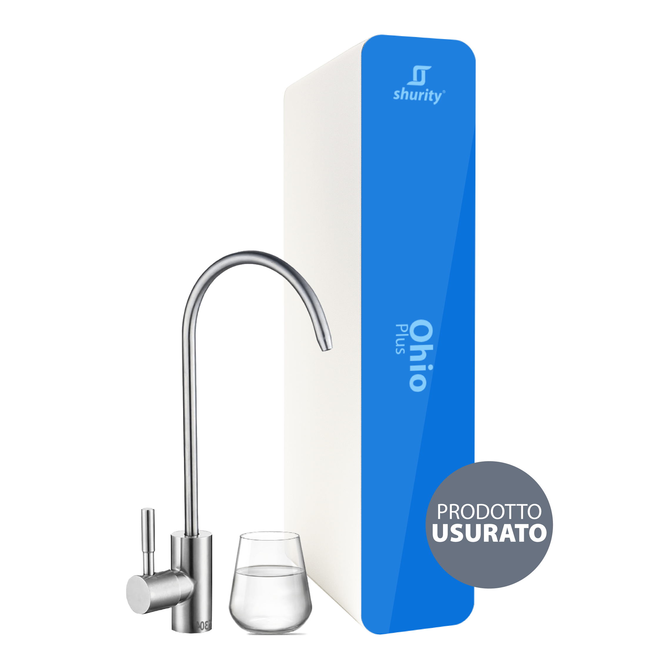 ohi1p Shurity Ohio Plus Depuratore acqua con Filtrazione Sottolavello - 1 via, Liscia – Prodotto con segni d’usura - immagine 1