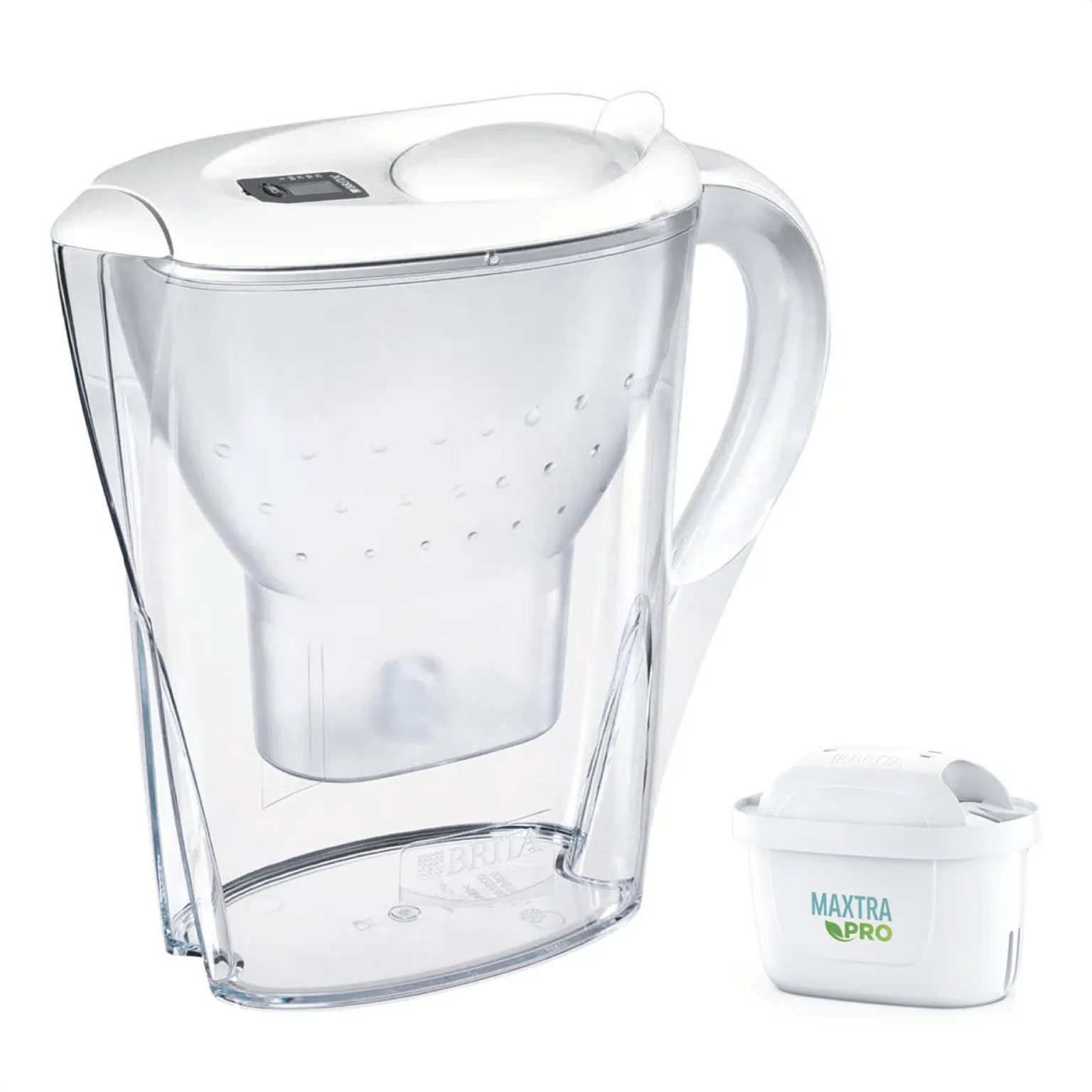 331511-2-1536x1536 Brita Caraffa filtrante Marella bianca (2.4L) con Filtro - immagine 1