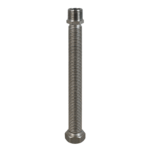 Tubo inox M.F. 3/4" estensibile da 20 cm. a 40 cm.
