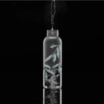 Pack 12pz. - Shurity Elegance Borraccia in vetro 500ml. Con Tappo Argento - immagine 4