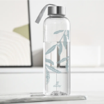 Pack 12pz. - Shurity Elegance Borraccia in vetro 500ml. Con Tappo Argento - immagine 3