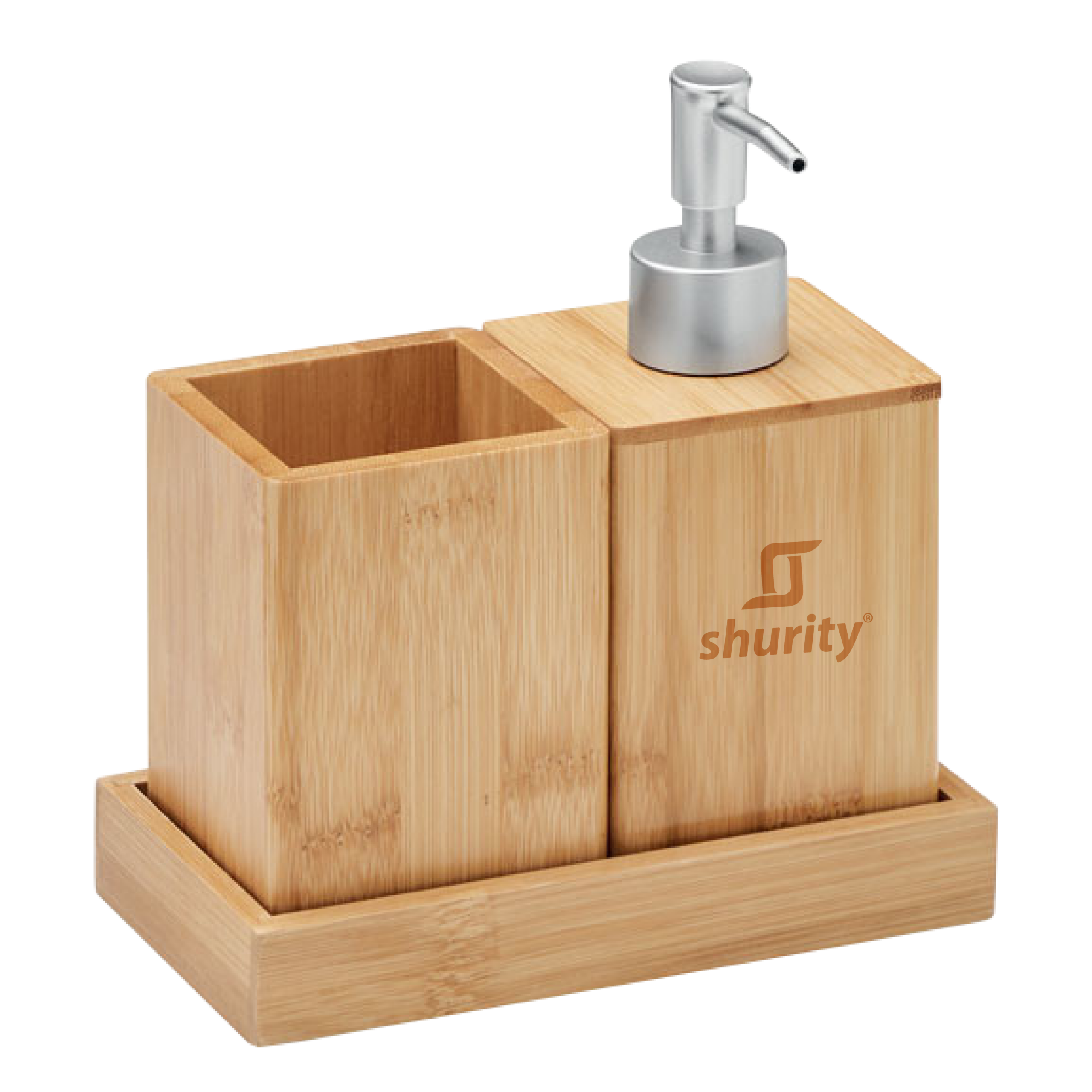 331564-SH Shurity Set Bagno 3.pz BambooBath - immagine 1