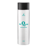 Bottiglia Shurity Cilinder 50cl. Personalizzata Trasparente Acqua Liscia con Tappo Nero