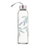 Elegance Borraccia in vetro 500ml. Con Tappo Argento
