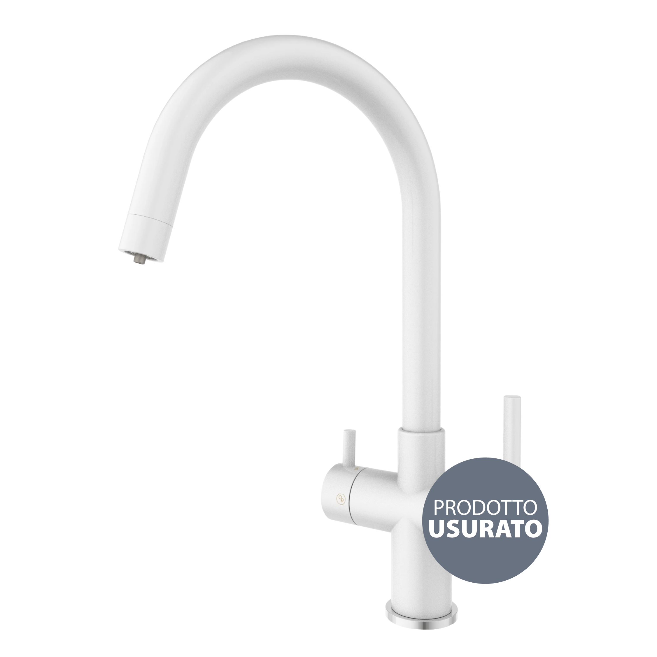 510wh Shurity 510 Rubinetto da cucina 5 vie 3/8" Bianco – Prodotto con segni d’usura - immagine 1