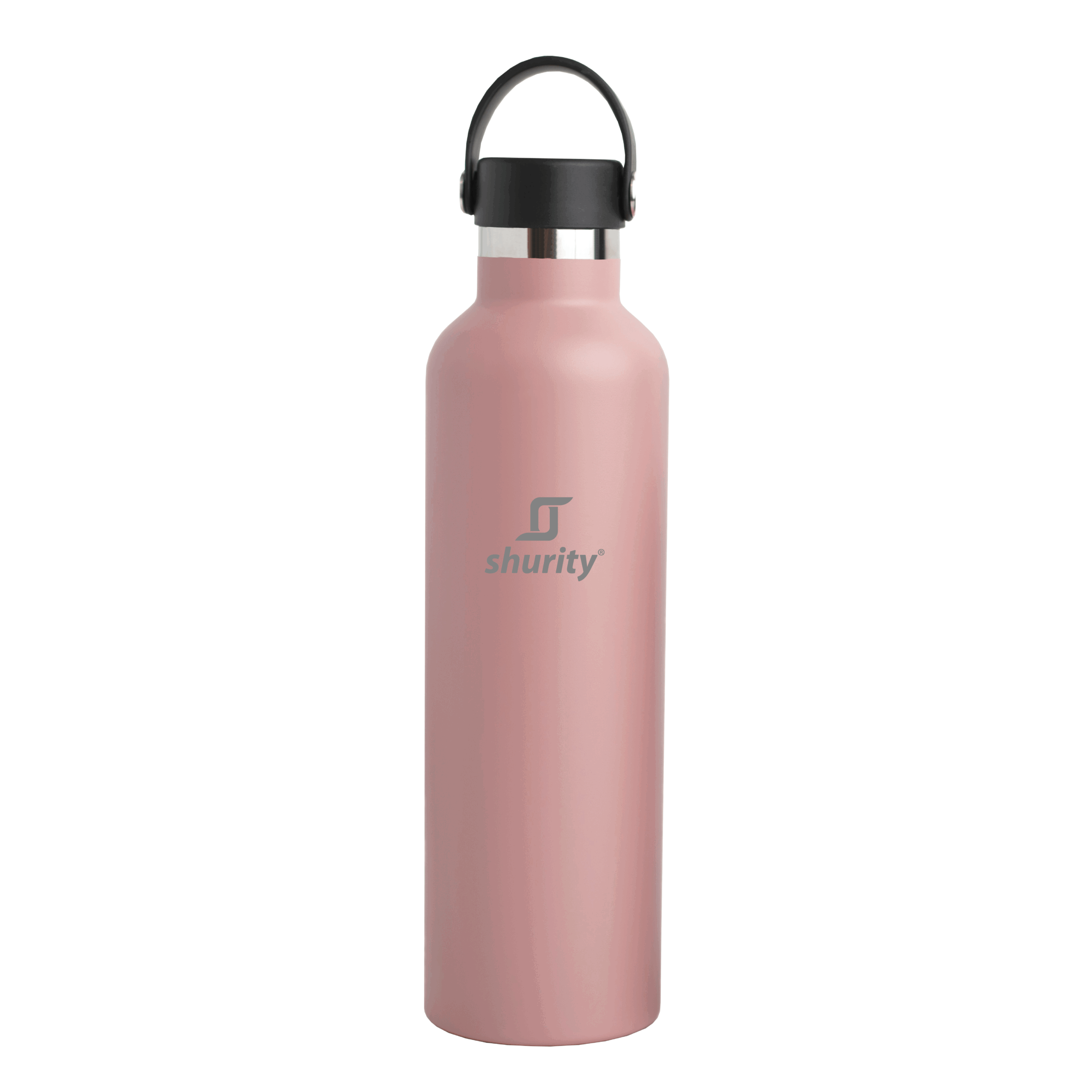 331754-PK-SH Shurity Water Go Sport Borraccia Termica Acciaio inox con rivestimento in ceramica 1lt. Rosa con doppio tappo - immagine 1