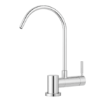Puritek Simple Rubinetto di Prelievo 1 Via Abbattibile Sottofinestra per Depuratori d’acqua 1/4” Cromo