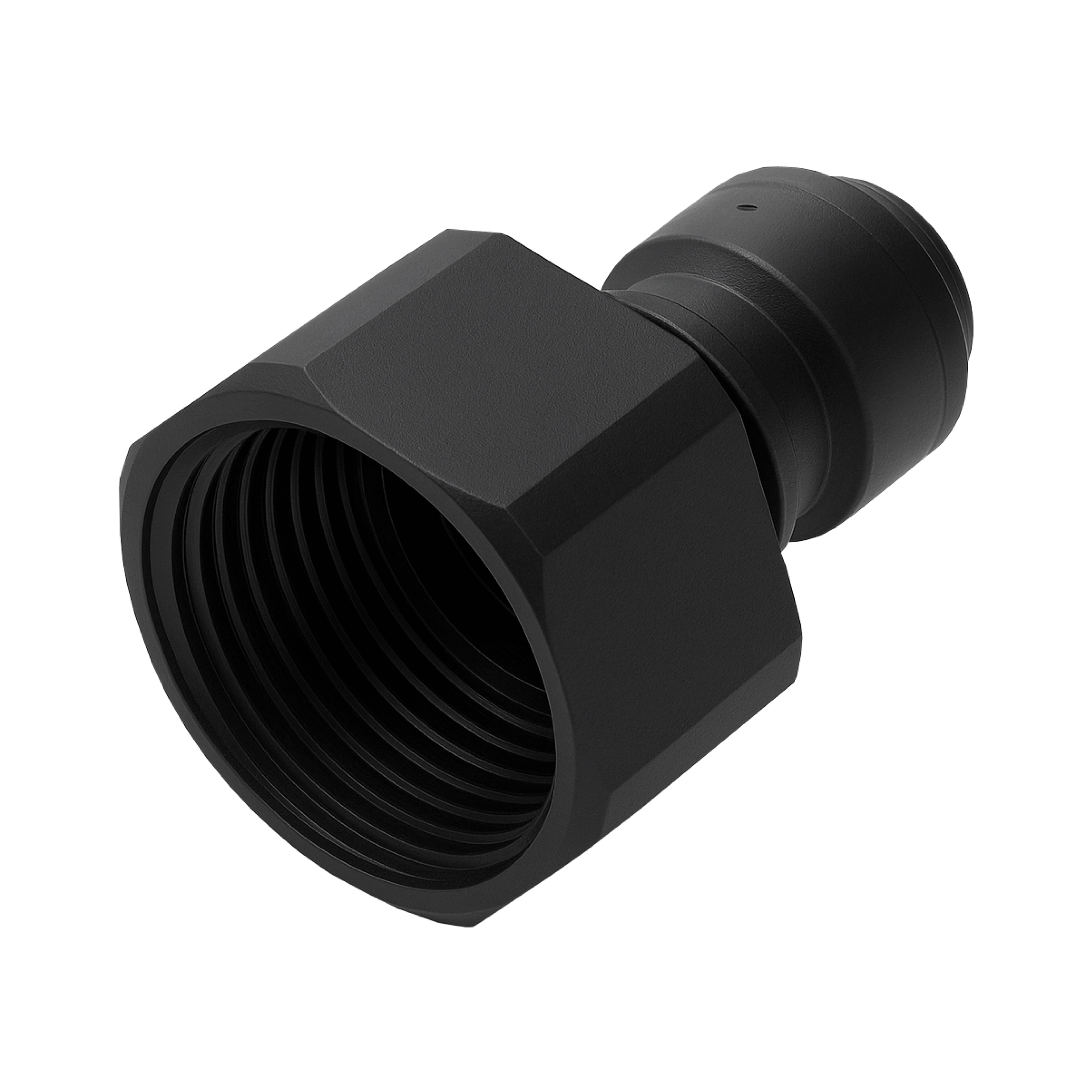 AFAB0606CM Terminale diritto femmina Ø tubo - filetto BSP (Tipo a Cono) 6MM x 3/8" - immagine 1