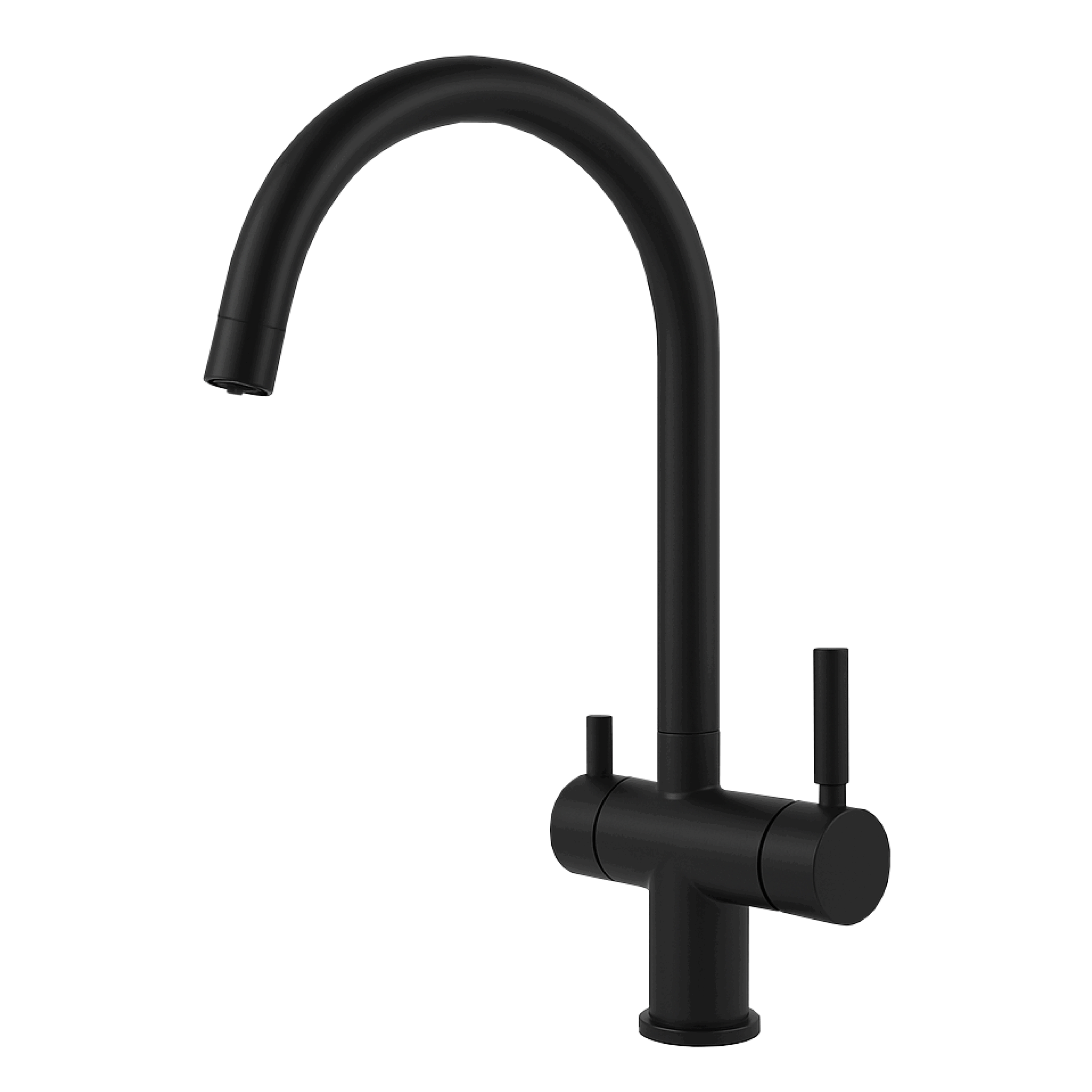 331812 Shurity 512 Rubinetto da Cucina 5 Vie in Acciaio inox Nero Opaco - immagine 1