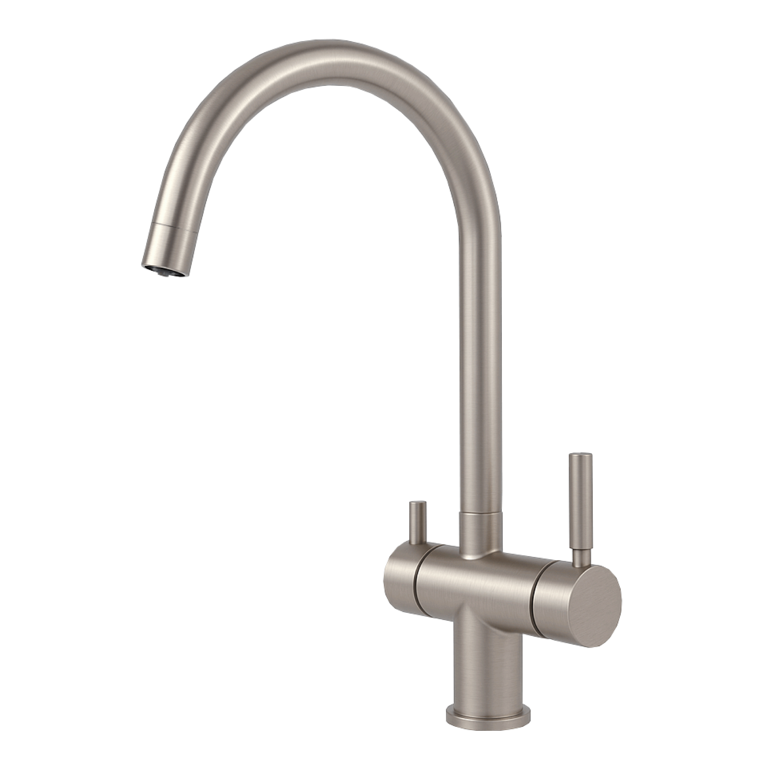 331813 Shurity 512 Rubinetto da Cucina 5 Vie in Acciaio inox Nickel Spazzolato - immagine 1