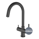 Shurity 410 Rubinetto da cucina 4 vie 3/8" Nero Opaco – Prodotto con segni d’usura