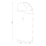 Shurity Velvet Addolcitore  Cabinato 20 lt. Resina, 3.200lt. Acqua - 4/6 Persone - immagine 2