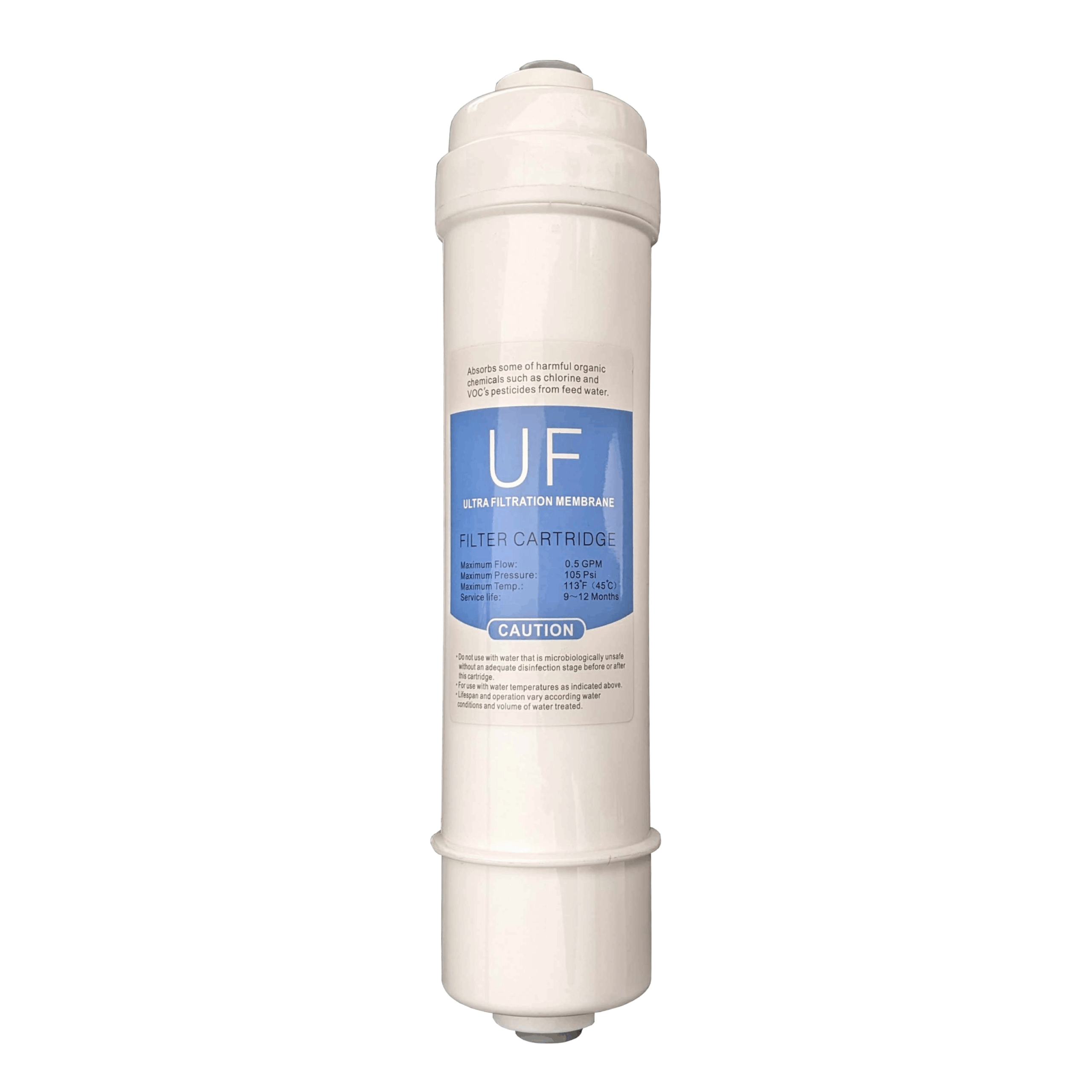331872 Filtro in linea Ultrafiltrazione 1/4" con codolo 2,5" x 11” - immagine 1