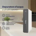 Shurity Nova Basic Depuratore acqua con Ultrafiltrazione Sottolavello - 2 vie, Liscia/Gassata - immagine 5