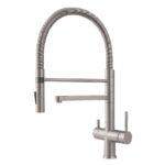 Shurity 362 Rubinetto da cucina con Doccetta a molla 3 vie Acciaio Inox Satinato