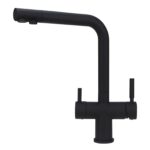 Shurity 384 Rubinetto da cucina 3 vie Acciaio Inox Nero Opaco