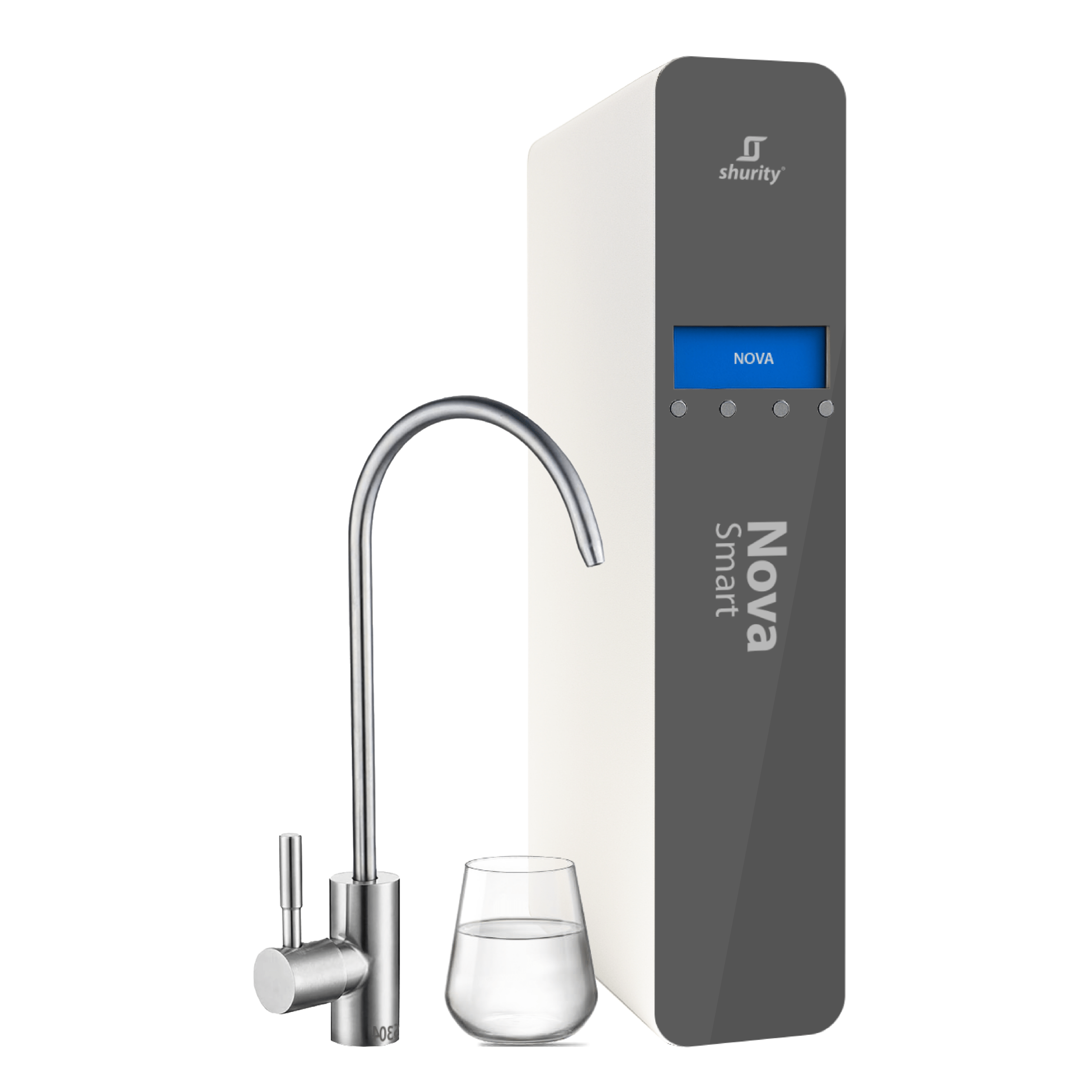 331804 Shurity Nova Smart Depuratore acqua con Ultrafiltrazione Sottolavello - 1 via, Liscia con Display - immagine 1