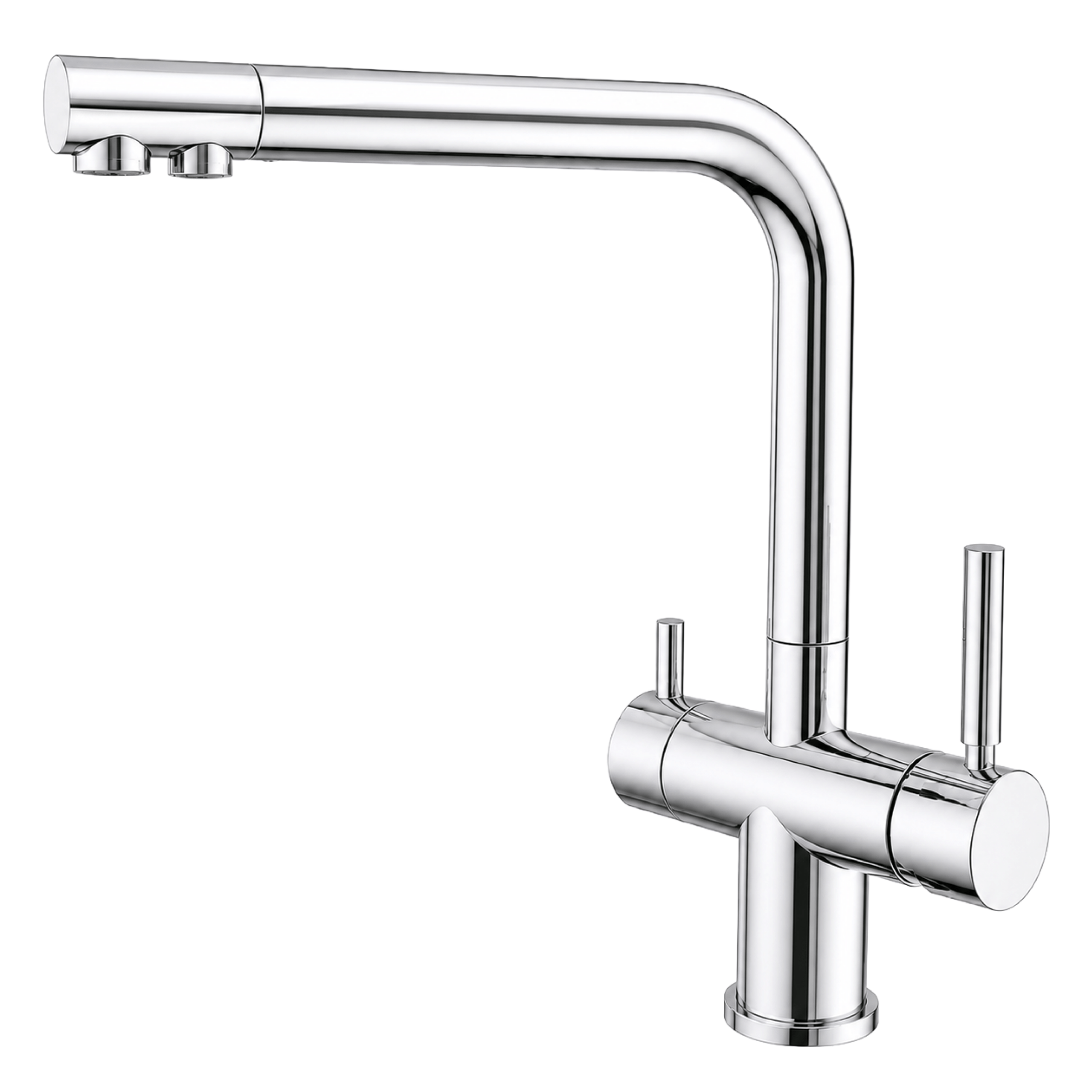 331978-CR Shurity 424 Rubinetto da cucina 4 vie Acciaio Inox Cromo - immagine 1