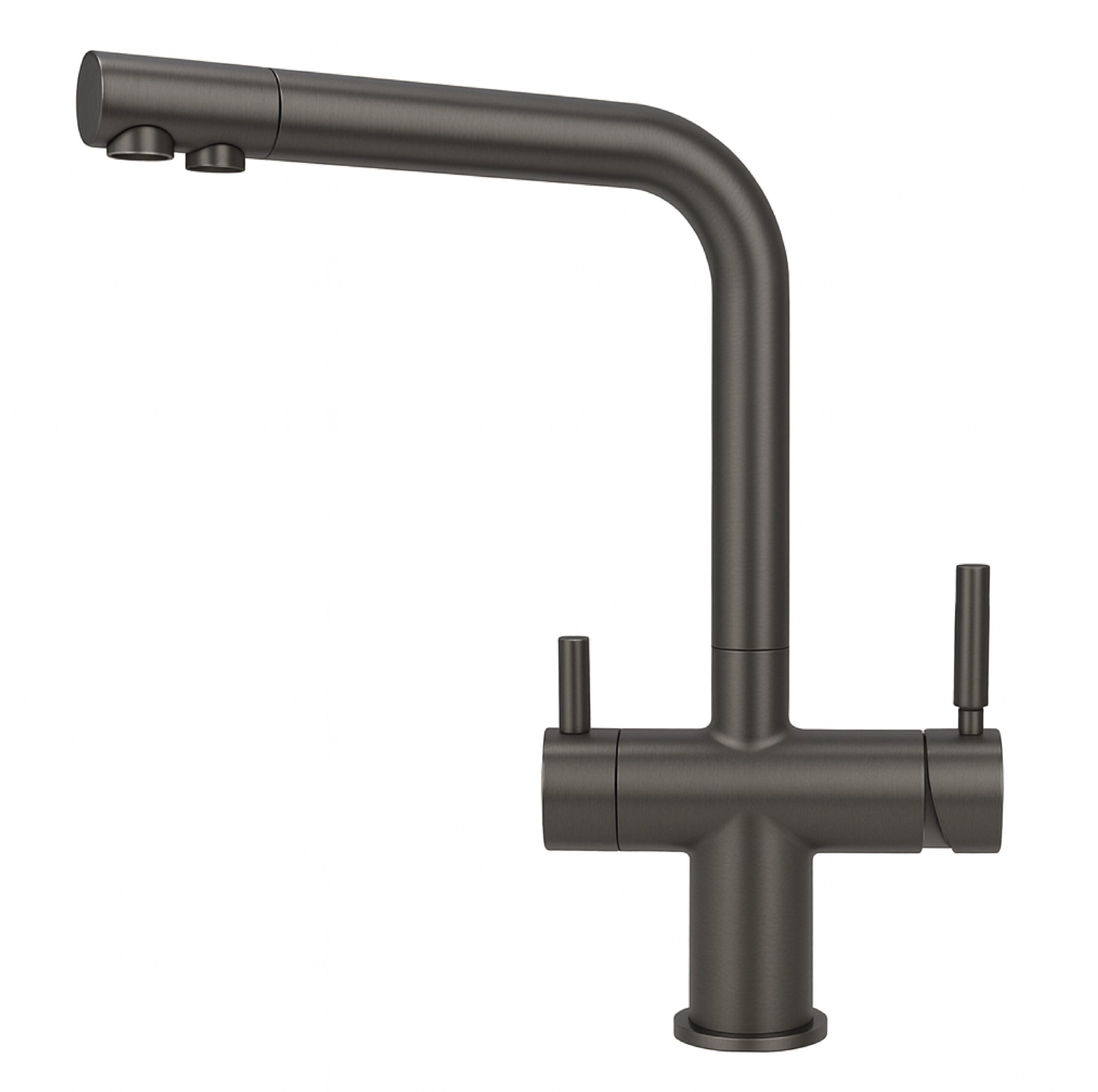 331978-GR Shurity 424 Rubinetto da cucina 4 vie Acciaio Inox Grigio Metallizzato - immagine 1