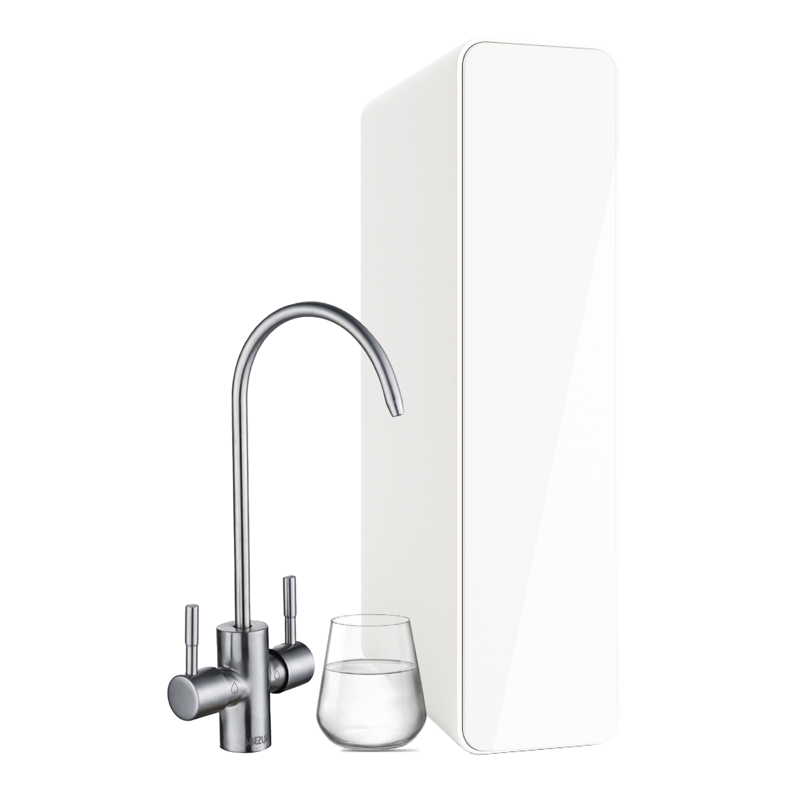 auwh2 Puritek Osmo Pale Depuratore acqua Osmosi inversa diretta 2 Vie Acqua Liscia/Gassata - immagine 1
