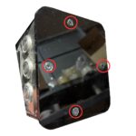 Shurity Kora Colonnina meccanica 3 vie con pulsanti Inox/Nera - Prodotto con segni d’usura - immagine 5
