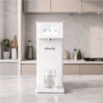 Shurity Kansas Electronic Refrigeratore acqua con Filtrazione Sopralavello 15Lt/h. Bianco con display touch 4,3” - 3 Vie Liscia ambiente, fredda e gassata - immagine 3
