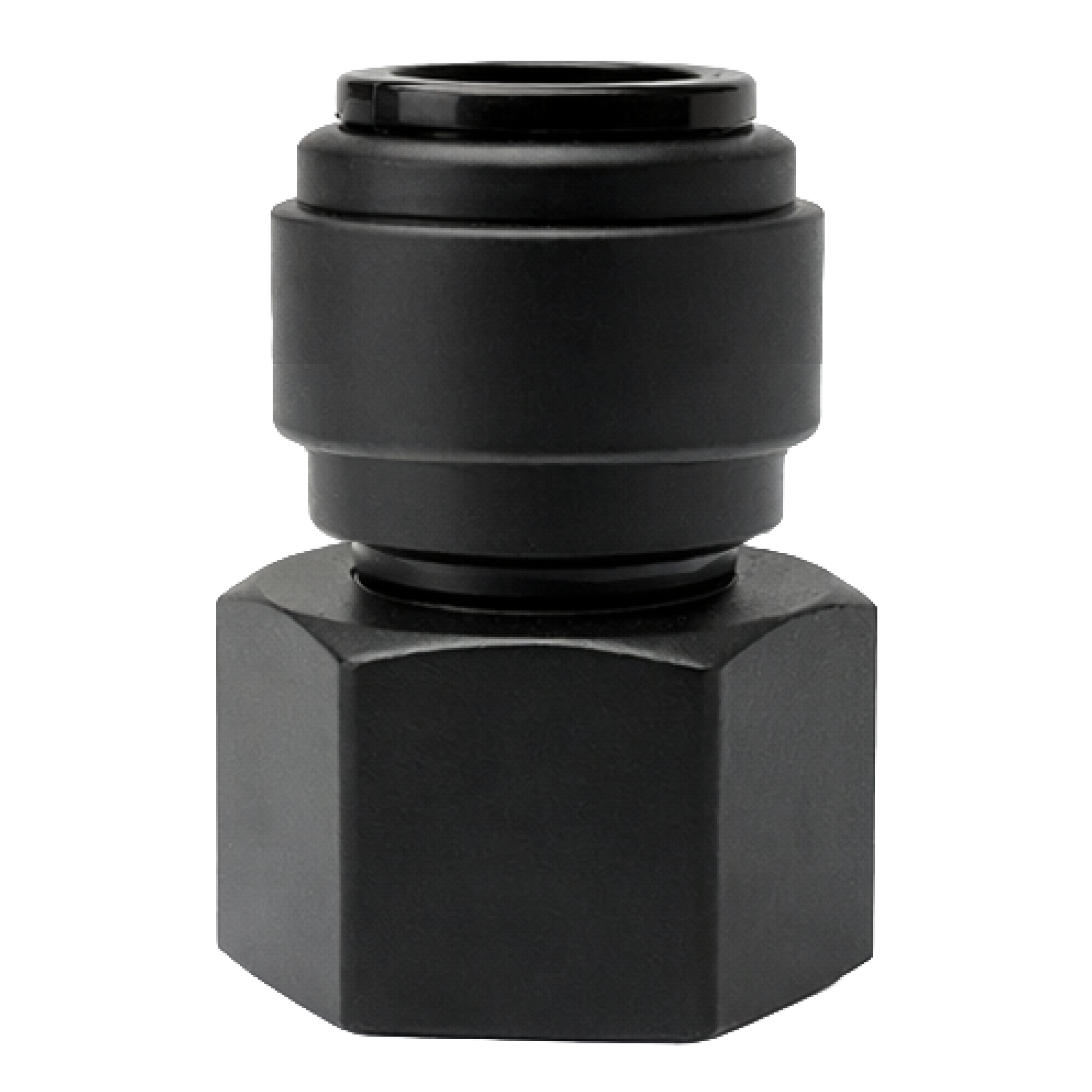 331948 Fluid Fit Dritto Femmina Cilindrico nero - immagine 1