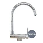 Shurity 370 Rubinetto da cucina Abbattibile sottofinestra 3 vie Cromo - Prodotto con segni d’usura
