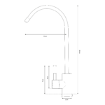 Shurity Floa Rubinetto di prelievo 1 via Acciaio Inox per depuratori  1/4” Ottone - immagine 2