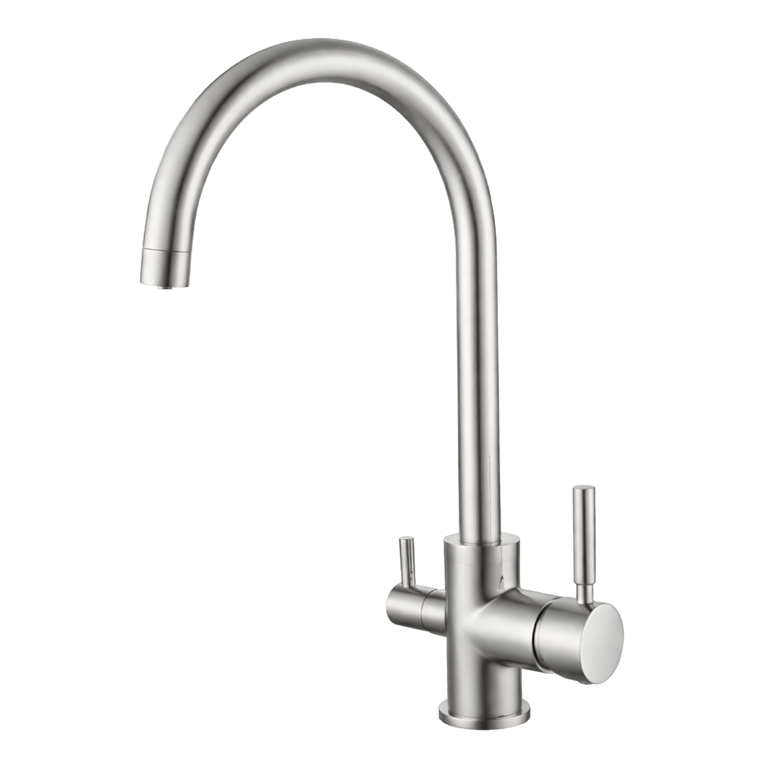 330260-CS Shurity 350 Rubinetto da cucina 3 vie Cromo Satinato - immagine 1
