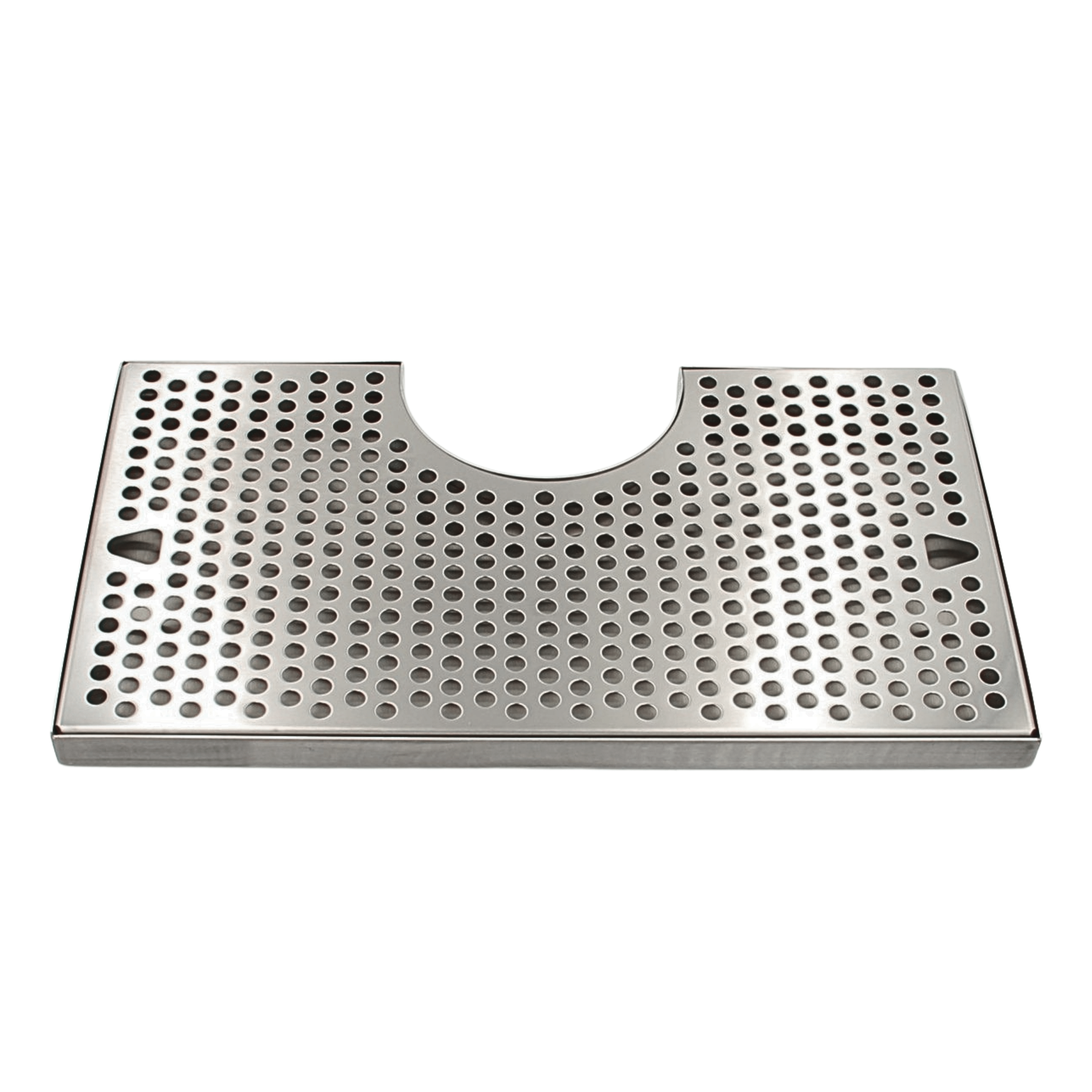332218 Raccogligocce raggiato per colonnine erogatori Bar/Ristoranti con sagoma INOX - 490 x 253 x Ø 117,6 mm. - immagine 1