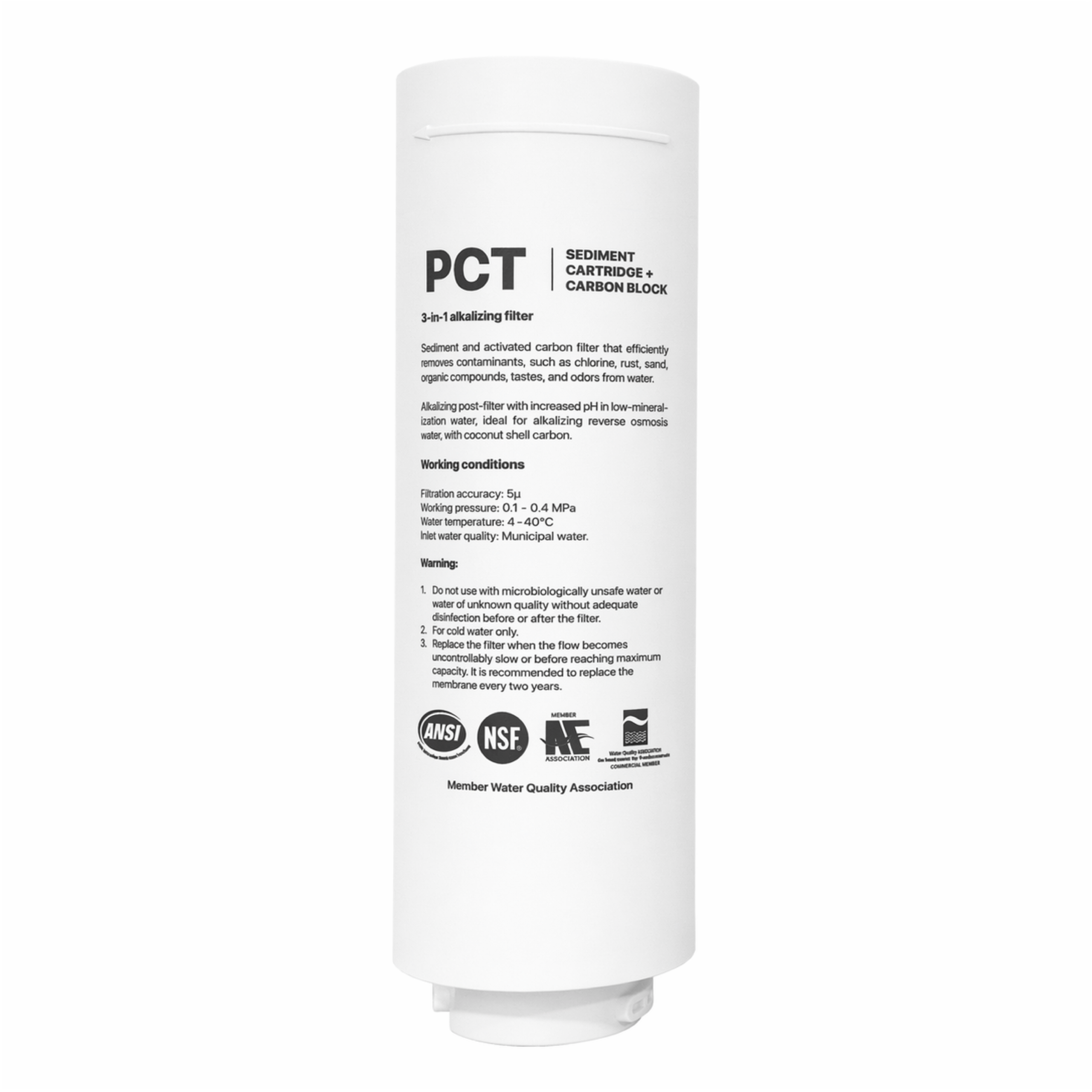 332256 Shurity Brina Filtro Sedimenti+Carbon+Reminer - immagine 1