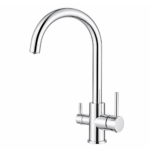 Shurity Swan Rubinetto da cucina 3 vie Cromo