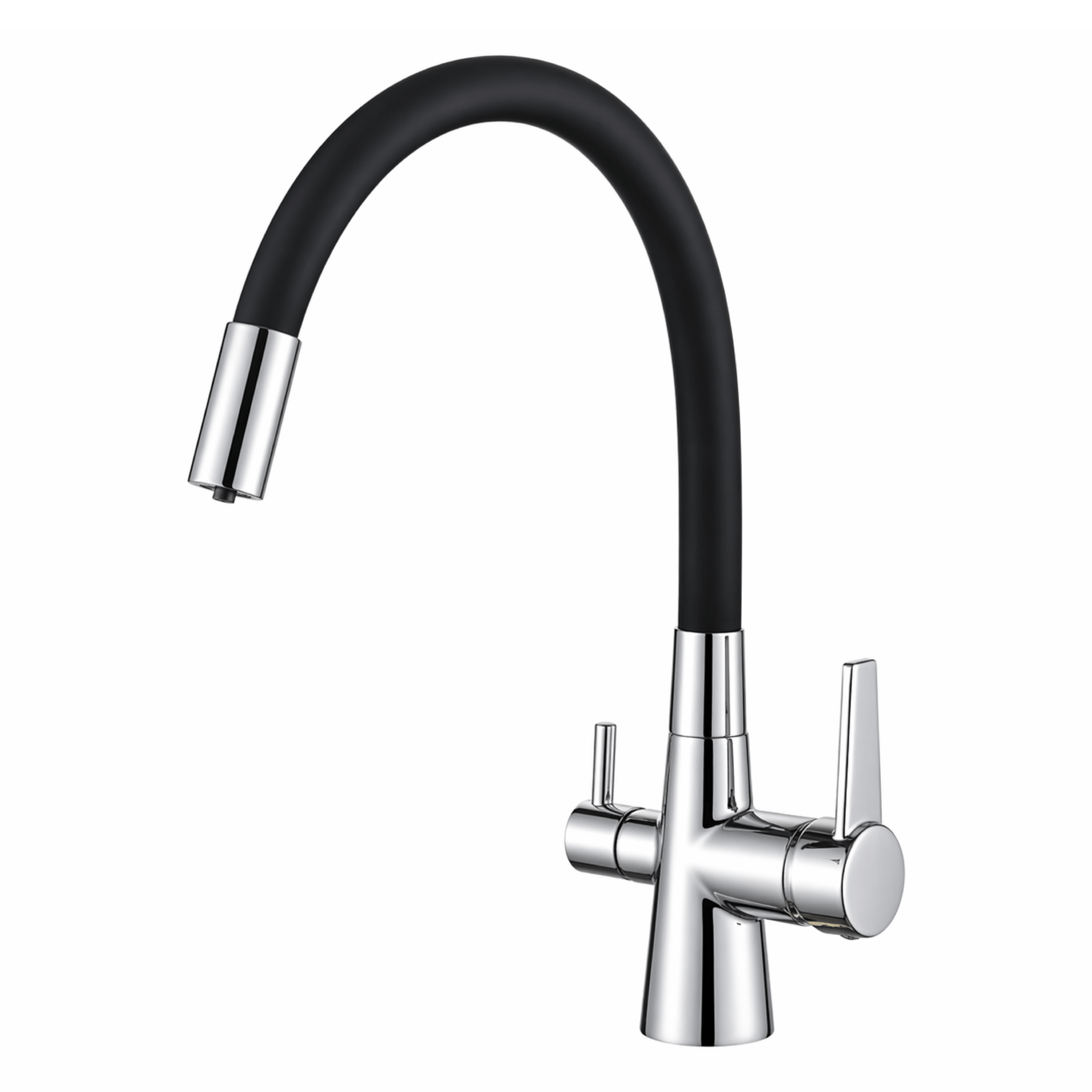 332259-CR Shurity Flexi Rubinetto da cucina 3 vie Cromo - immagine 1