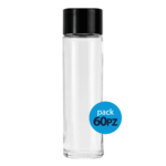 Pack 60pz. - Bottiglia Shurity Tube 50cl. con tappo Nero