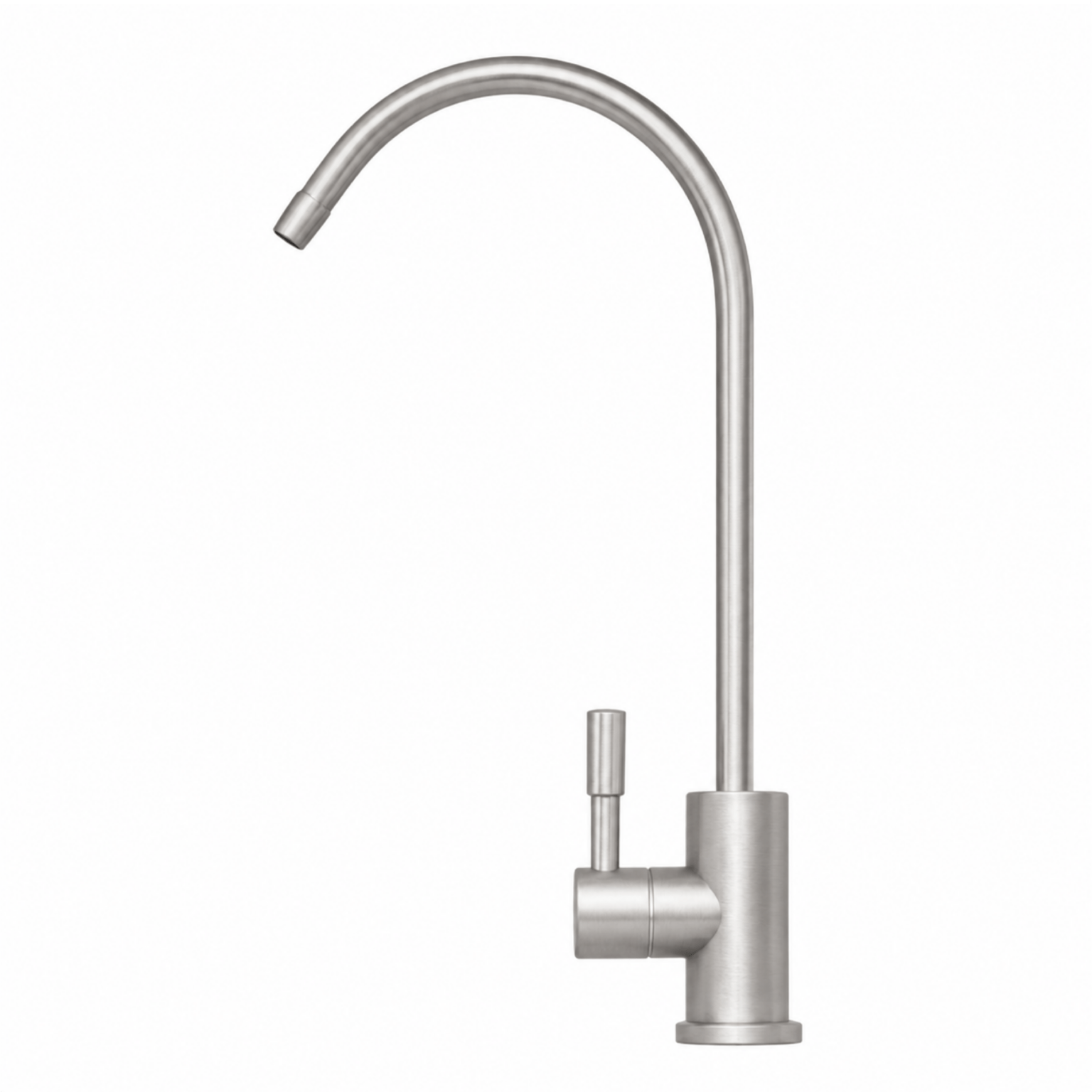 332236-CS-1536x1536 Puritek Floa Rubinetto di prelievo 1 via Acciaio Inox per depuratori 1/4” Cromo Satinato - immagine 1